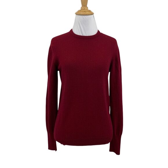 Vintage Barrie Sweatshirt Womens S Small Ruby Washable Lambs Wool Long Sleeve - Picture 1 of 11